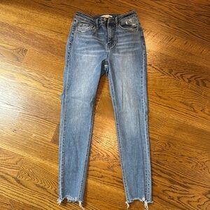 Flying Monkey Classic Blue Women's Skinny Ankle Jeans